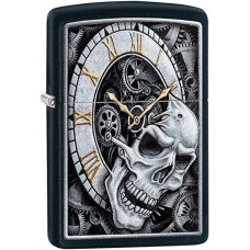 Zippo 29854 Skull Clock Design